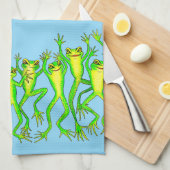 Archey's Frogs Geschirrtuch (Viertel Falte)