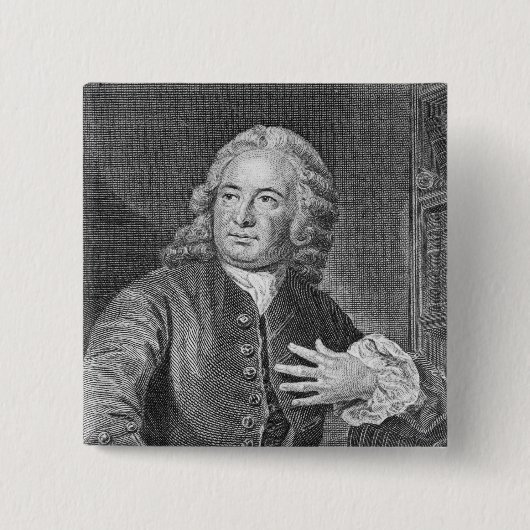 Archibald Bower, graviert von J. Hollonray Button (Vorderseite)