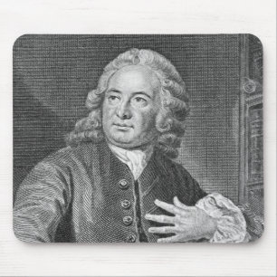 Archibald Bower, graviert von J. Hollonray Mousepad
