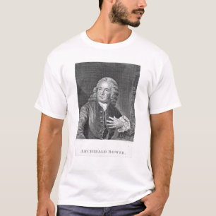 Archibald Bower, graviert von J. Hollonray T-Shirt