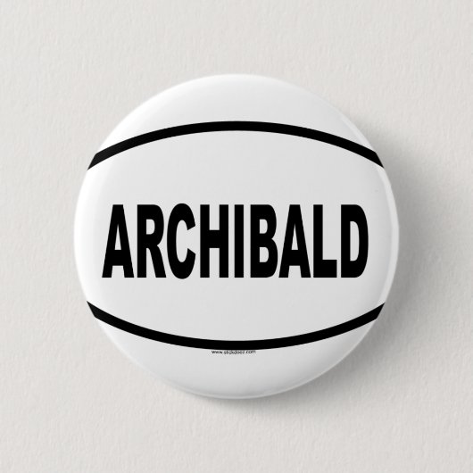 ARCHIBALD BUTTON (Vorderseite)
