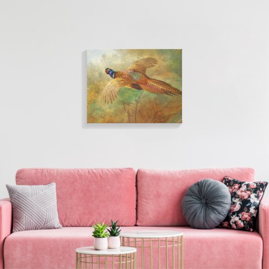 Archibald Thorburn Flying pheasant Bird Bilder Leinwanddruck (Insitu (Wohnzimmer))
