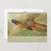 Archibald Thorburn Flying Pheasant CC0679 Postcard Postkarte (Vorne/Hinten)