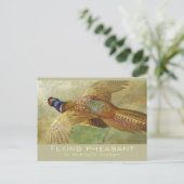 Archibald Thorburn Flying Pheasant CC0679 Postcard Postkarte (Stehend Vorderseite)