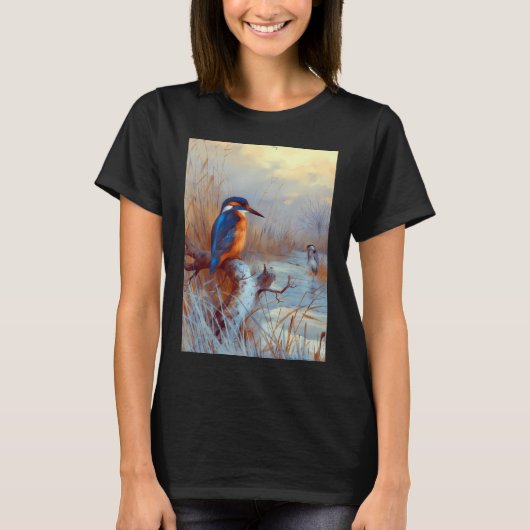 Archibald Thorburn: Frozen Out Fishers T-Shirt (Vorderseite)