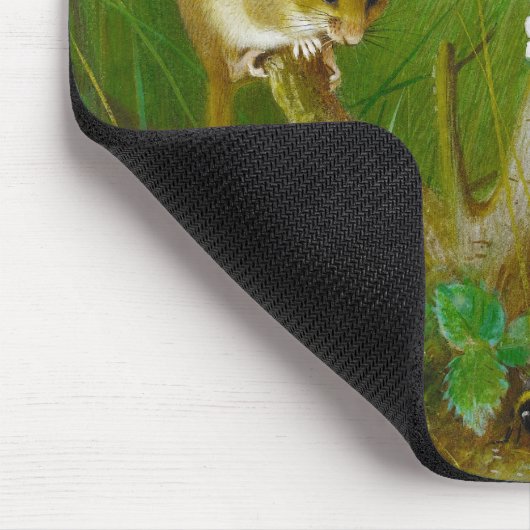 Archibald Thorburn Niedlich Mäuse (Dormice 1903) C Mousepad (Ecke)
