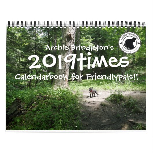 Archie Brindletons 2019times Calendarbook!! Kalender (Titelbild)