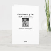 Archie Christmas Puppy Dankeskarte (Rückseite)