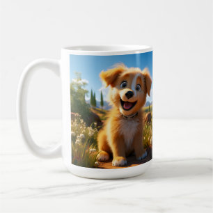 Archie - Gelbe Labrador Retriever Puppy Kaffeetasse