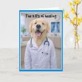 Archie Gute Besserung Karte 3RA-1 (Gelbe Blume)