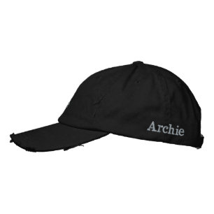 "Archie" Männername bestickt, Bestickte Baseballkappe