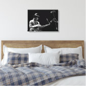 Archie Shepp 1 von P. Baud Banlieues Bleues 2010 C Leinwanddruck (Insitu (Schlafzimmer))