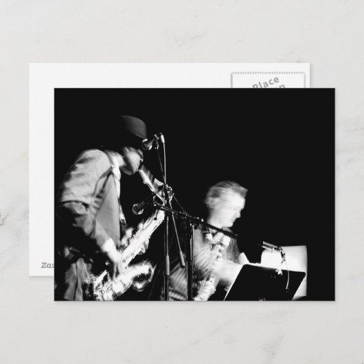 Archie Shepp 3 Banlieues Bleues 2010 von P Baud Postkarte (Vorne/Hinten)