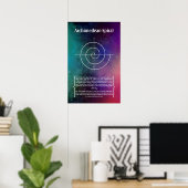Archimedean Spiral Poster (Heimbüro)