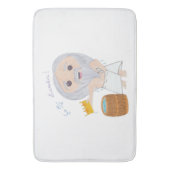 Archimedes Badematte (Vorderseite Vertikal)