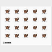 Archimedes Bathtub Classic Round Sticker (Blatt)