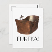 Archimedes Bathtub Postcard Postkarte (Vorne/Hinten)