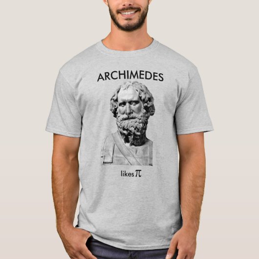 Archimedes Likes Pi T-Shirt (Vorderseite)
