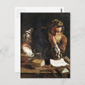 Archimedes Postkarte (Vorne/Hinten)