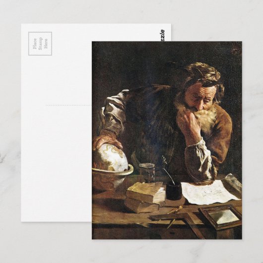 Archimedes Postkarte (Vorne/Hinten)