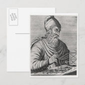 Archimedes Postkarte (Vorne/Hinten)
