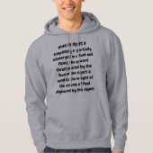 Archimedes Principle Hoodie (Vorderseite)