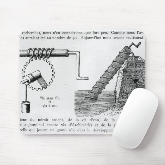 Archimedes-Schraube Mousepad (Mit Mouse)