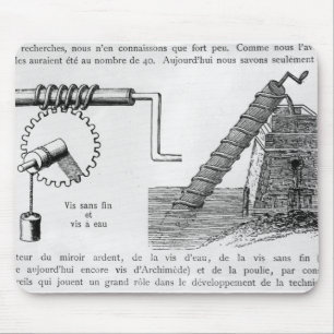 Archimedes-Schraube Mousepad