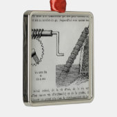 Archimedes-Schraube Ornament Aus Metall (Rechts)