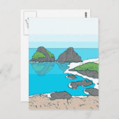 Archipel von Fernando de Noronha - Brasilien Postkarte (Vorne/Hinten)