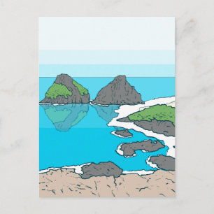 Archipel von Fernando de Noronha - Brasilien Postkarte