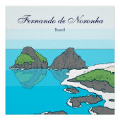 Archipel von Fernando de Noronha Poster (Vorderseite)