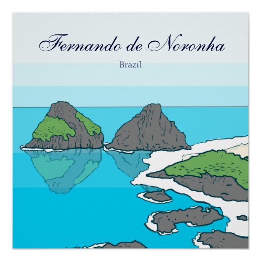 Archipel von Fernando de Noronha Poster (Vorderseite)