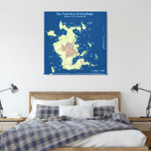 Archipel von San Francisco: Anstieg des Meeresspie Leinwanddruck (Insitu (Schlafzimmer))