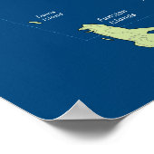 Archipel von San Francisco: Anstieg des Meeresspie Poster (Ecke)