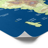 Archipel von San Francisco: Anstieg des Meeresspie Poster (Ecke)