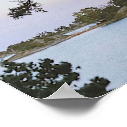 Archipelago Summer Abend Poster (Ecke)