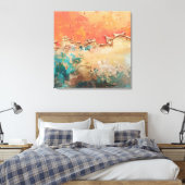 Archite Granite Canvas Art Leinwanddruck (Insitu (Schlafzimmer))