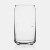 ARCHITECT 16 oz Drink Glass / Sepia Dosenglas (Rechts)