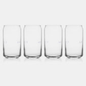 ARCHITECT 16 oz Drink Glasses Set (4) / Marine Dosenglas (Rechts)