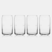 ARCHITECT 16 oz Drink Glasses Set (4) / Sepia Dosenglas (Rechts)