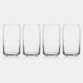 ARCHITECT 16 oz Drink Glasses Set (4) / Sepia Dosenglas (Links)