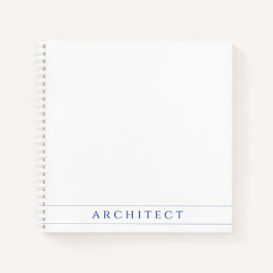 ARCHITECT 8,5" quadratisches Spiralnotizbuch / Mar Notizblock