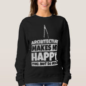 Architect Architect Spaß Sweatshirt (Vorderseite)