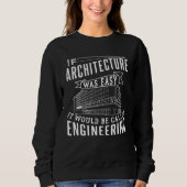 Architect Architecture Student for Men Sweatshirt (Vorderseite)