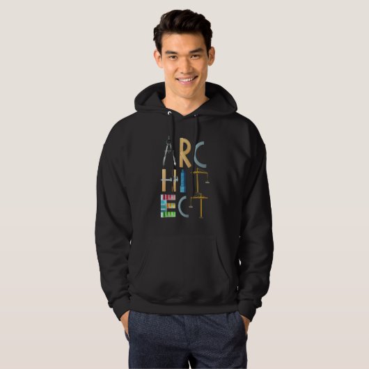 Architect Back To School Architecture Students Men Hoodie (Vorne ganz)