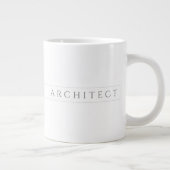 ARCHITECT Big White Tasse / Grau (Rechts)