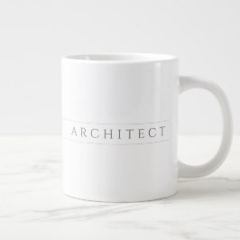 ARCHITECT Big White Tasse / Grau