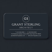 Architect Black Professional Visitenkarte