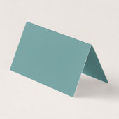 Architect Blue Modern Simple Minimal Business Card Visitenkarten (Rückseite)